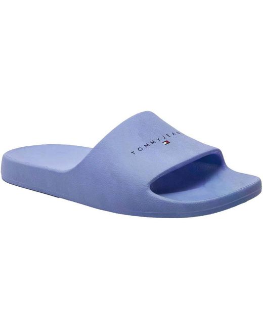 Tongs Tommy Hilfiger en coloris Blue