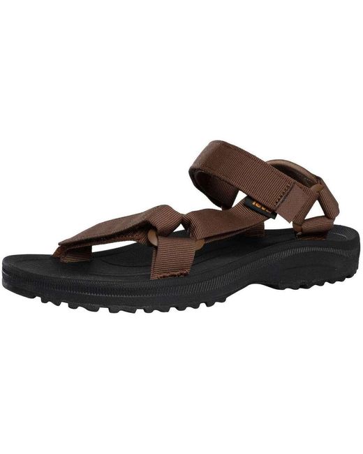 Sandales Sandales gagnées Teva pour homme en coloris Brown
