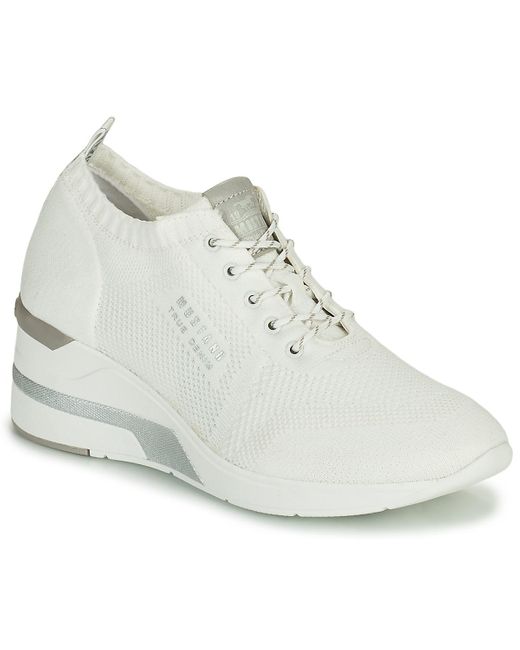 Mustang Hoge Sneakers Thalia in het Wit - Bespaar 13% - Lyst