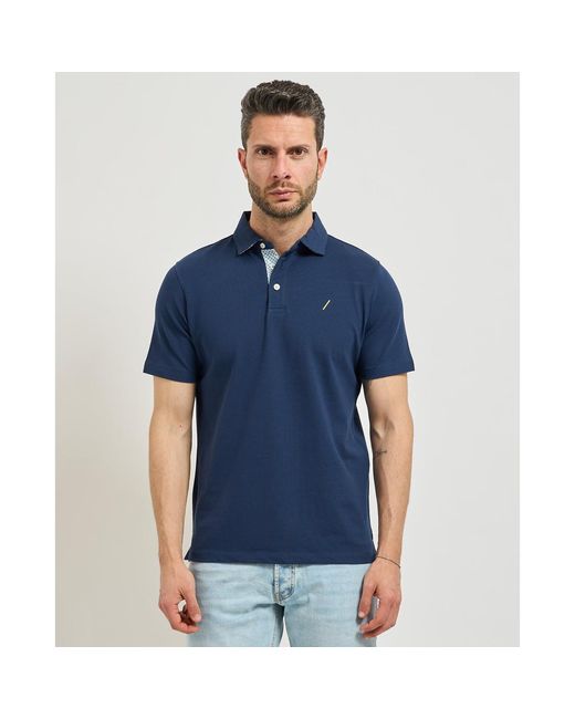 Polo Polo Settemezzo à 3 boutons SETTE/MEZZO pour homme en coloris Blue