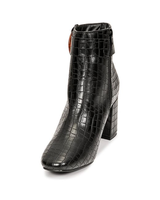 Moony Mood Enkellaarzen Pulia in het Black