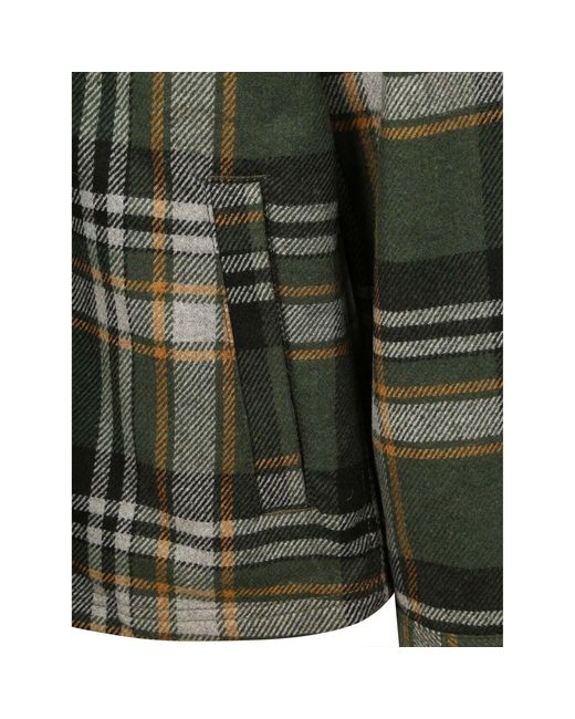 Sweat-shirt Overshirt Miller Wool Blend Vert A Carreaux Superdry pour homme en coloris Green