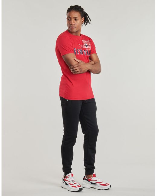GEOGRAPHICAL NORWAY T-Shirt Korte Mouw Jason in het Red voor heren