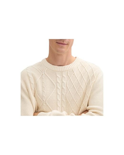 Pull 4214001 Tom Tailor en coloris Natural