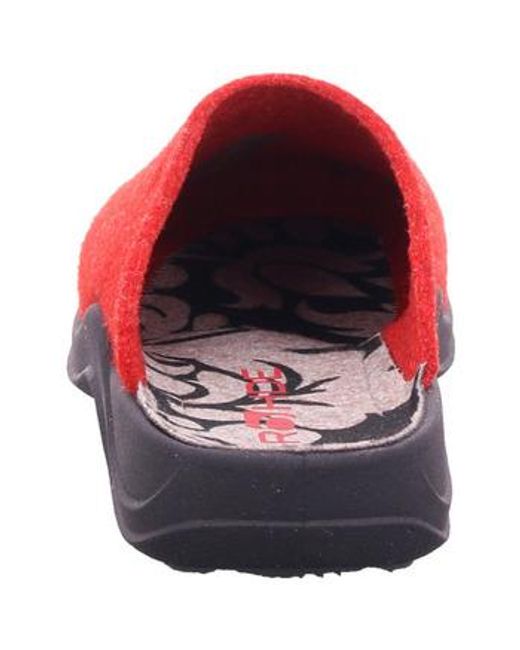 Chaussons Rohde en coloris Red