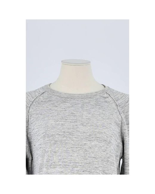 Pull Pull en coton gris Sandro en coloris Gray