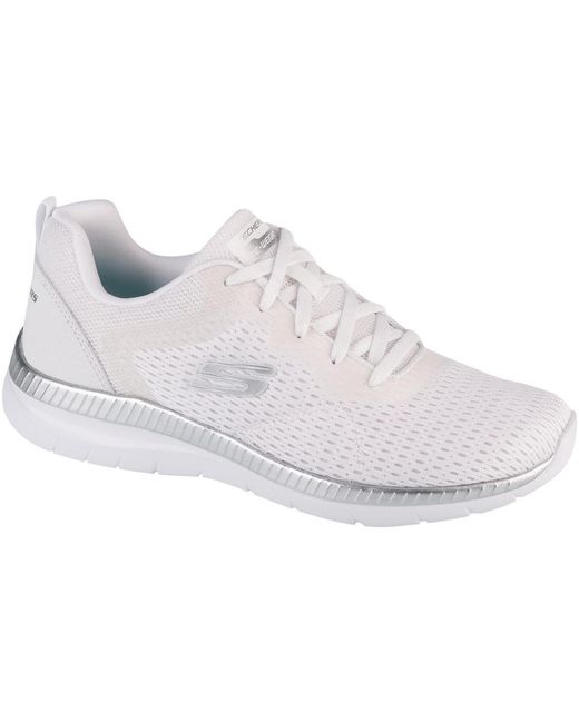 Baskets Basses Bountiful Skechers en coloris White