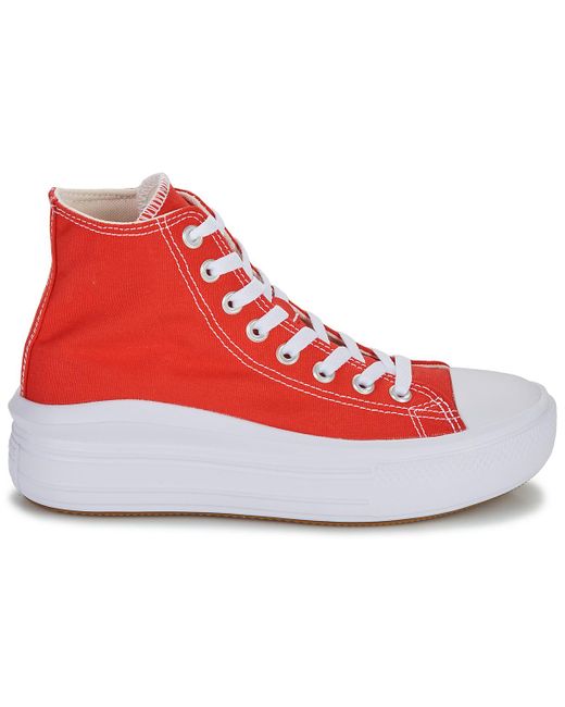 Converse Red Turnschuhe Chuck Taylor All Star Move