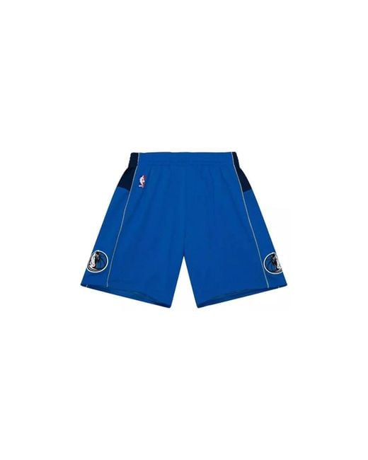 Short Short NBA Dallas Mavericks 201 Mitchell & Ness pour homme en coloris Blue