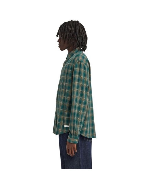 Chemise Button Down Regular Flannel Element pour homme en coloris Green