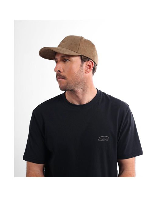 Casquette Casquette velours, logo brodé EVAZI Oxbow pour homme en coloris Natural