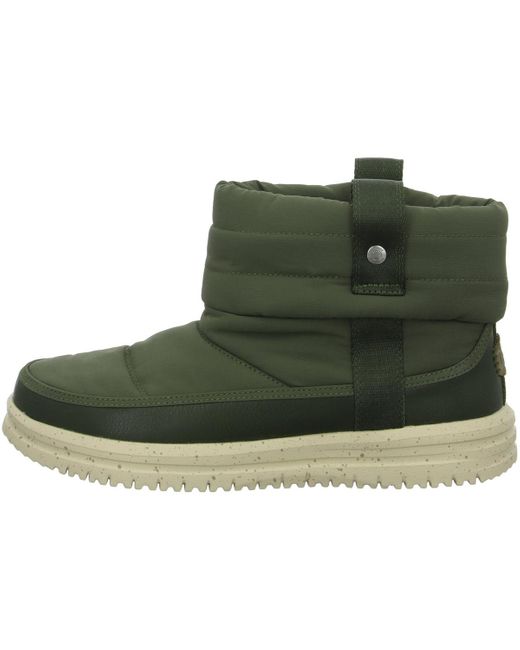 Bottes neige HeyDude en coloris Green