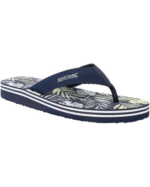 Tongs RG11802 Regatta pour homme en coloris Blue