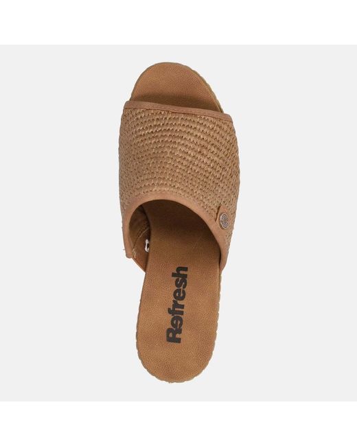 Mules CIABATTE TACCO Refresh en coloris Brown