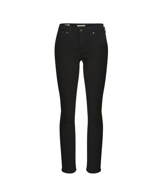 Levi's Black Slim Fit Jeans 712 Slim Welt Pocket