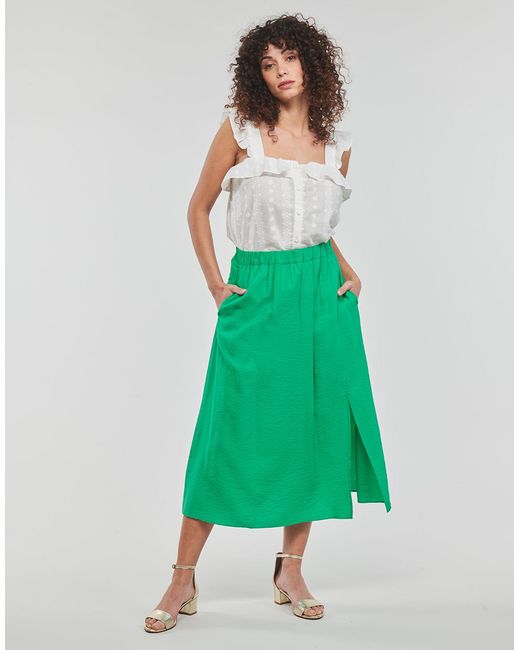 Freeman T.porter Midi-Rokken Jolene Plain in het Green
