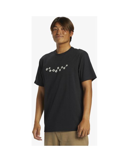 T-shirt Modern Petro Moe Quiksilver pour homme en coloris Black