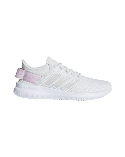 adidas cloudfoam qt flex scarpe da donna (formatori) in bianco in bianco. adidas cloudfoam qt flex scarpe da donna (formatori) in bianco in bianco.