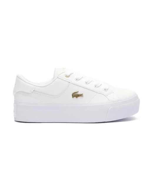 Baskets ZIANE PLATFORM 124 2 CFA Lacoste en coloris White