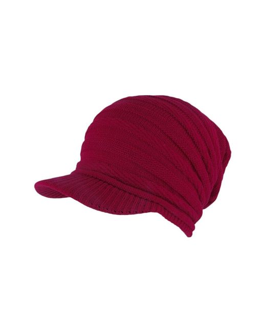 Bonnet Bonnet Mixte Nyls Création en coloris Red