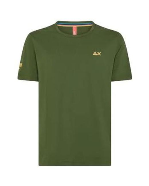 T-shirt Sun 68 pour homme en coloris Green