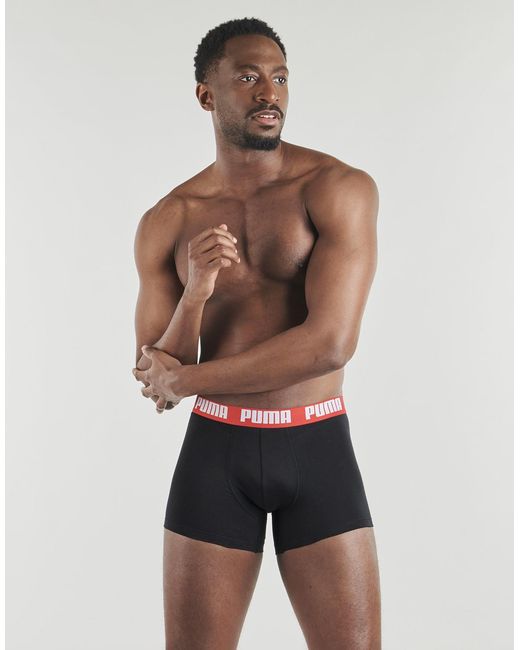 PUMA Boxers Basic X6 in het Red voor heren