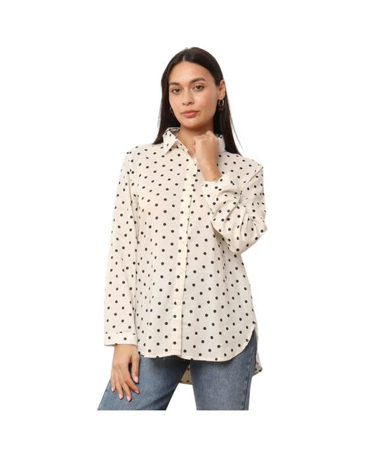 Chemise -Chemisiers, blouses La Modeuse en coloris White