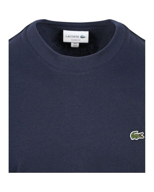 T-shirt T-Shirt Marine Lacoste pour homme en coloris Blue