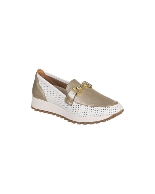 Baskets basses MOCASSINS 800 Kangaroos en coloris White