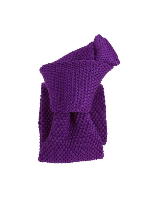 Cravates et accessoires Cravate tricot ARCOBALENO Clj Charles Le Jeune pour homme en coloris Purple