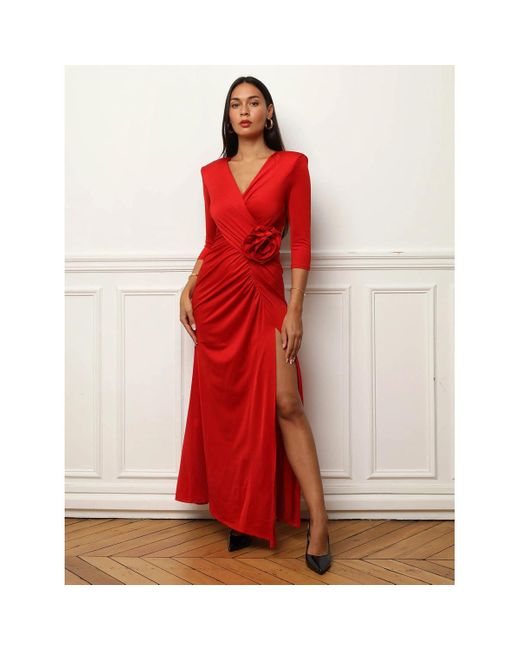 La Modeuse Jurk 72100_P169428 in het Red