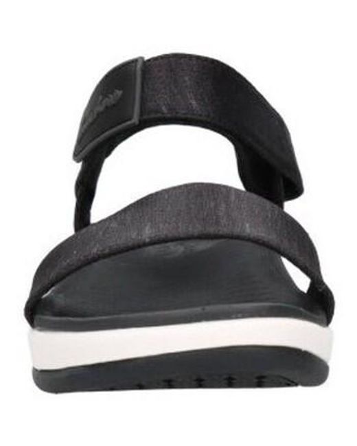 Sandales 163310 BLK Mujer Negro Skechers en coloris Black