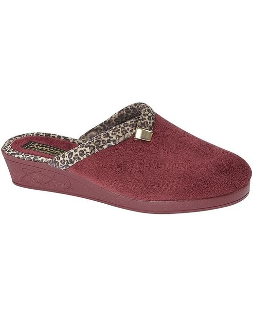 Chaussons Jackie Sleeper en coloris Red