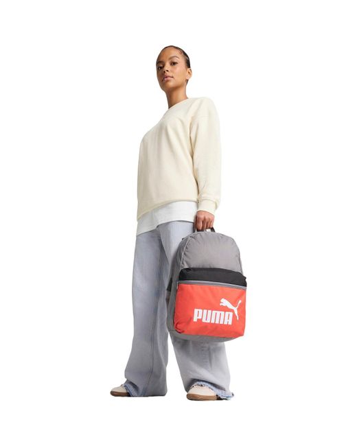 Sac a dos Phase Color Block Backpack PUMA pour homme en coloris Red