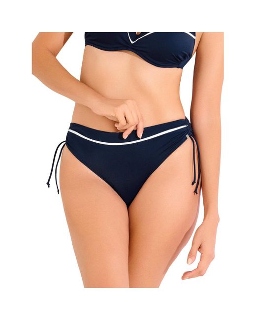 Maillots de bain Bas maillot slip de bain côtés réglables UVITA Lisca en coloris Blue