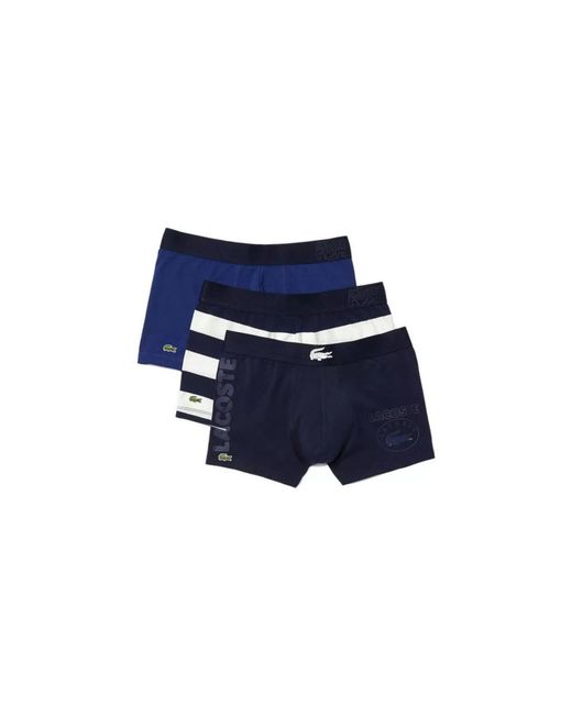 Boxers Pack 3 Lacoste pour homme en coloris Blue