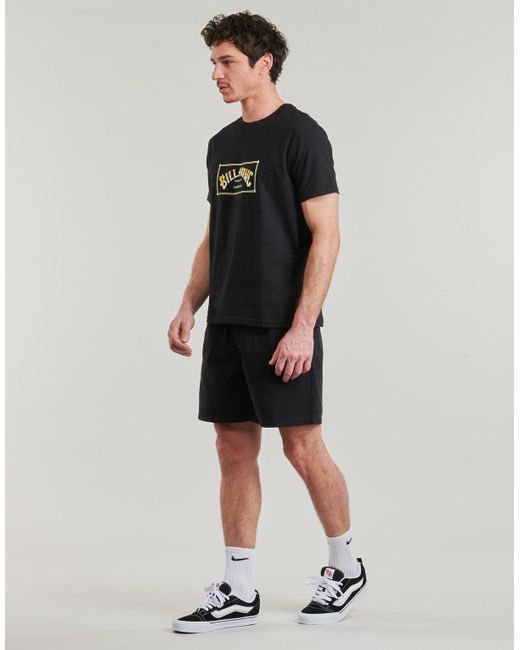 Billabong T-Shirt Korte Mouw Arch Ss in het Black voor heren