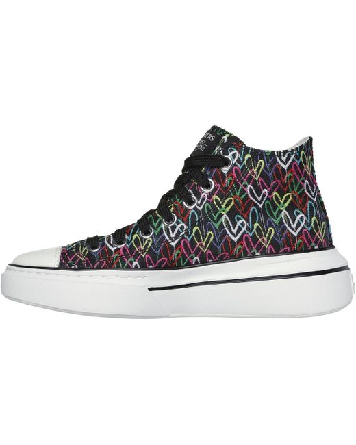 Baskets montantes Basket Montante à Lacets Love Letters Skechers en coloris Blue