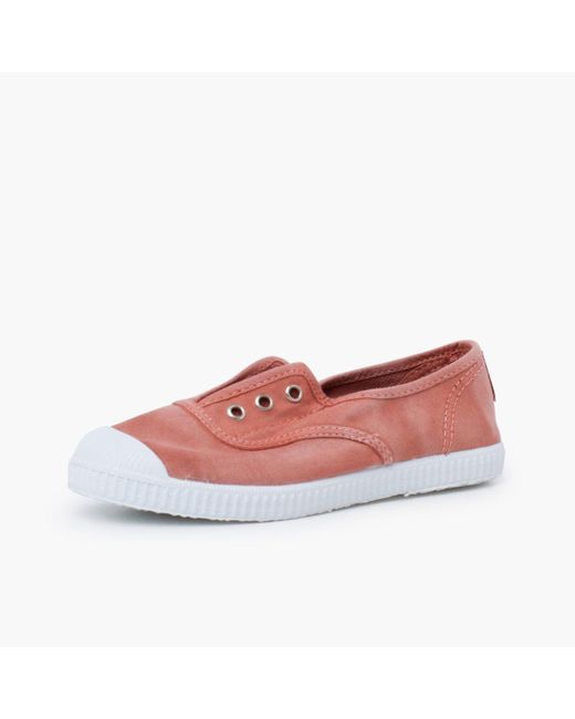 Baskets basses Baskets En Toile À Effet Usé Sans Lacets Pisamonas pour homme en coloris Red