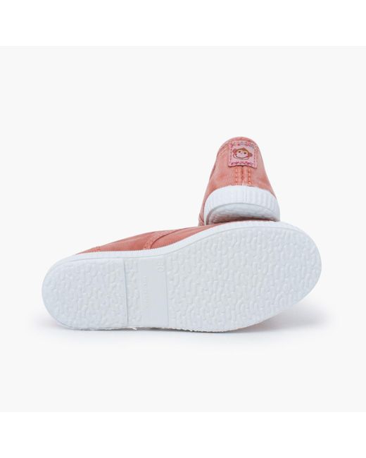 Baskets basses Baskets En Toile À Effet Usé Sans Lacets Pisamonas pour homme en coloris Red