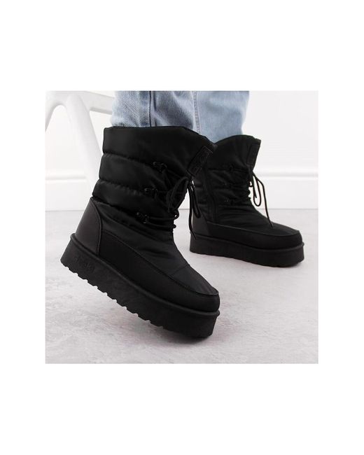 Bottes neige INT2071 Big Star en coloris Black