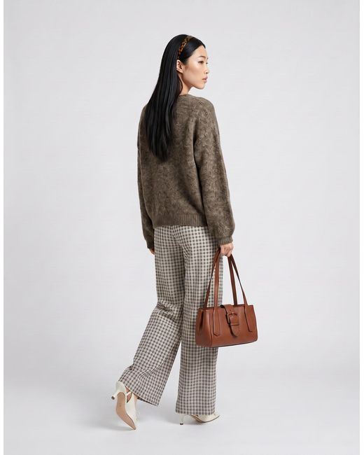 Pull Vimarley L/S Knit Pullover Vila en coloris Gray