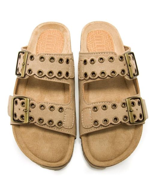 Sandales LAZY MTNG en coloris Metallic