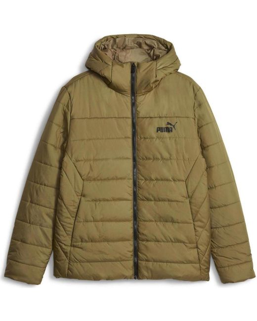 Veste Essentials Padded Jacket PUMA pour homme en coloris Green