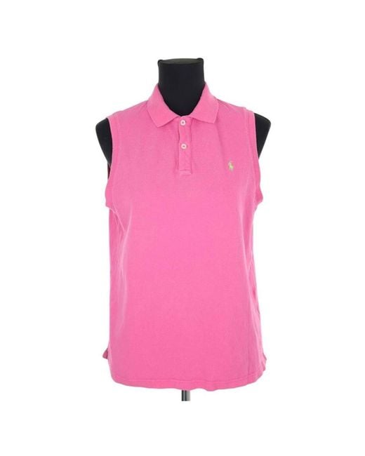 T-shirt Polo en coton rose Ralph Lauren en coloris Pink