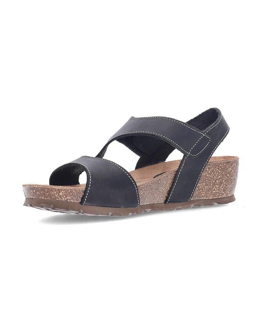 Sandales Compensées 5316A Negro Interbios en coloris Blue