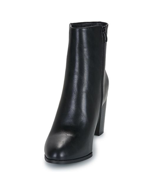 Moony Mood Enkellaarzen Payton in het Black