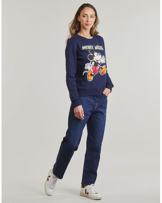 Desigual Sweaters Avery Mickey in het Blue