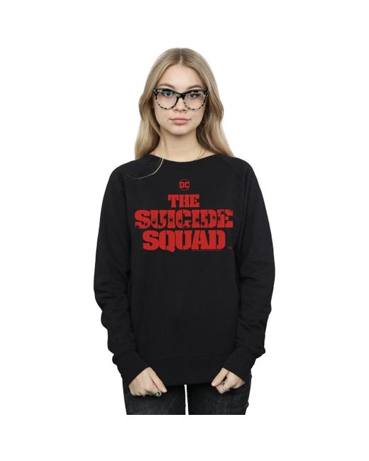 Sweat-shirt The Suicide Squad Movie Logo Dc Comics en coloris Black