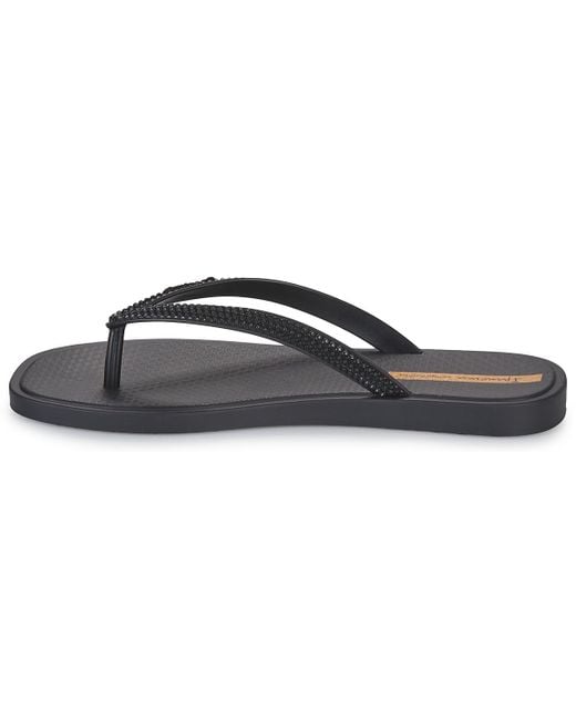 Ipanema Black Zehentrenner Solar Thong Fem